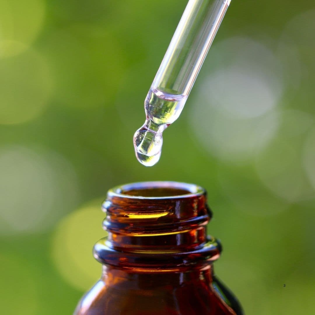 Geen olie, maar druppeltjes om in te nemen